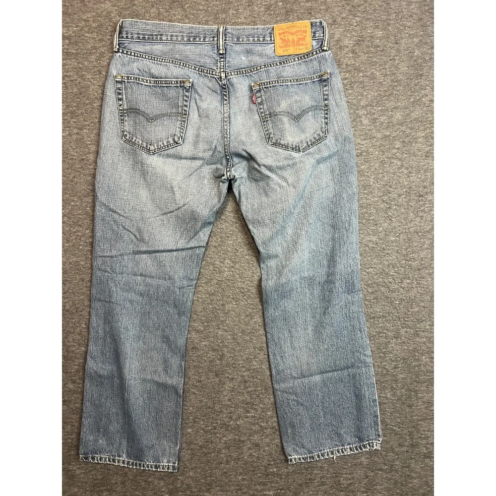 Levis 559 Relaxed Straight Jeans Mens 34x30 Light Wash Blue Denim 00559-0231